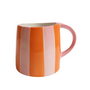 Mug Pink Orange Striped ATLITW