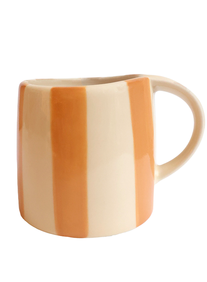 Striped Mug Yellow Cream ATLITW