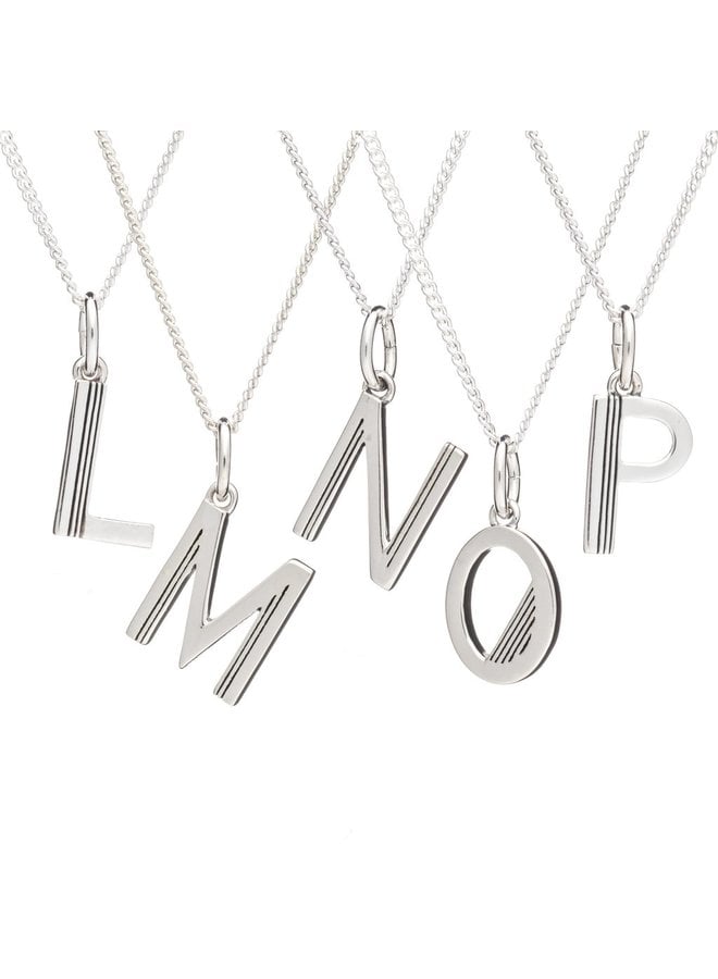 This is me necklace - Silver J