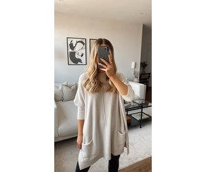 Kayla Poncho - Ivory | Doodie Stark 