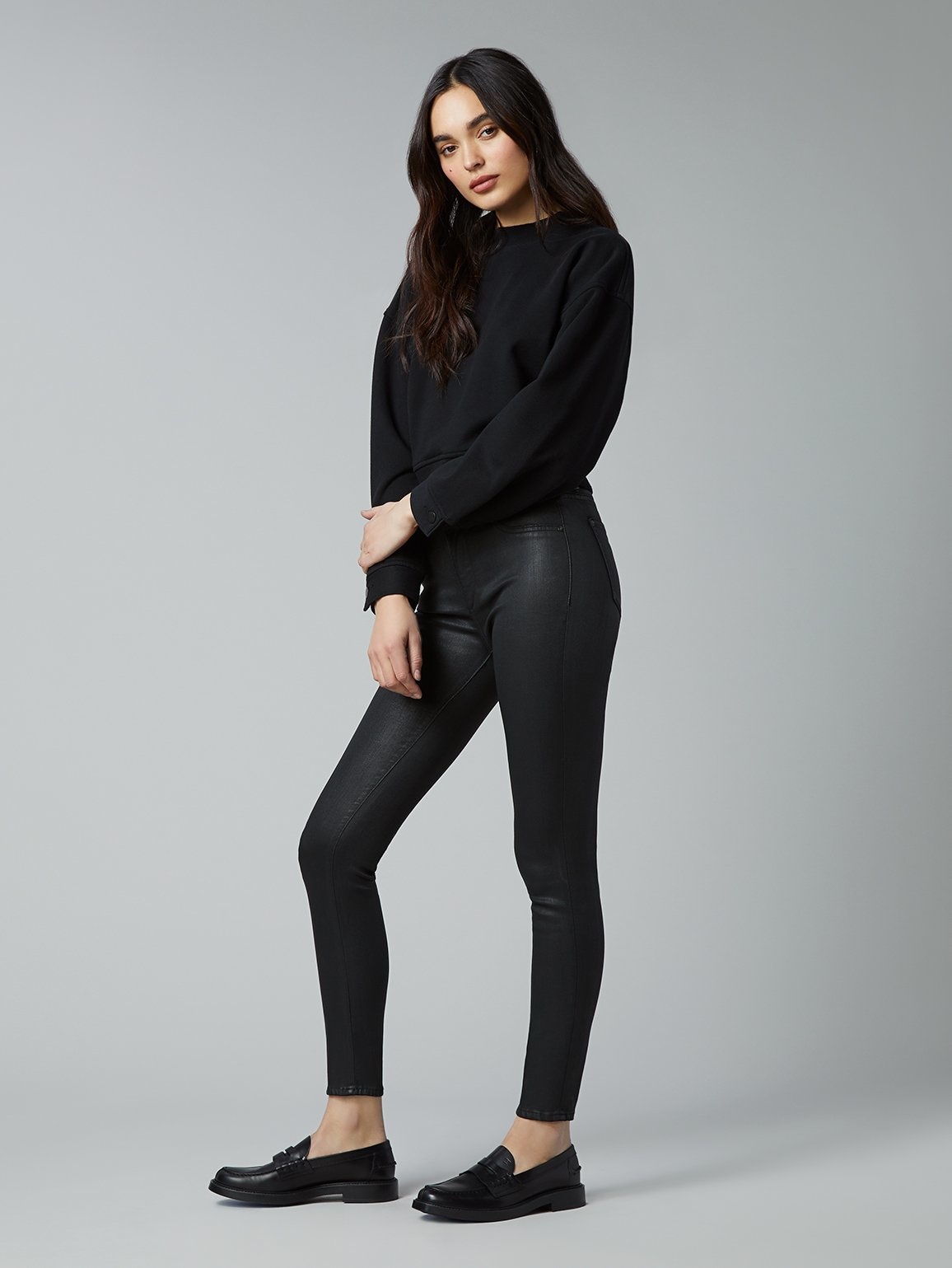 Massimo dutti best sale leather leggings