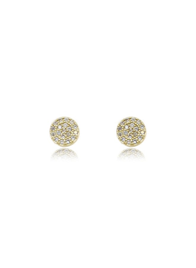 Ranaut Stud Earrings - Gold