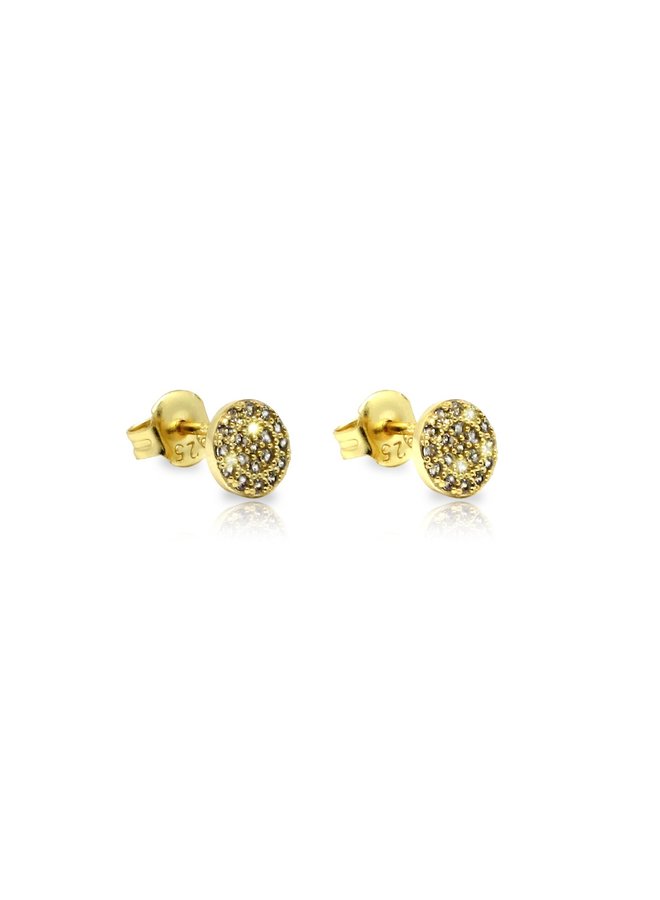 Ranaut Stud Earrings - Gold