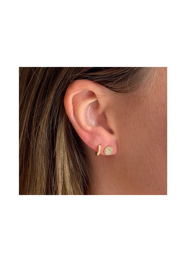 Ranaut Stud Earrings - Gold