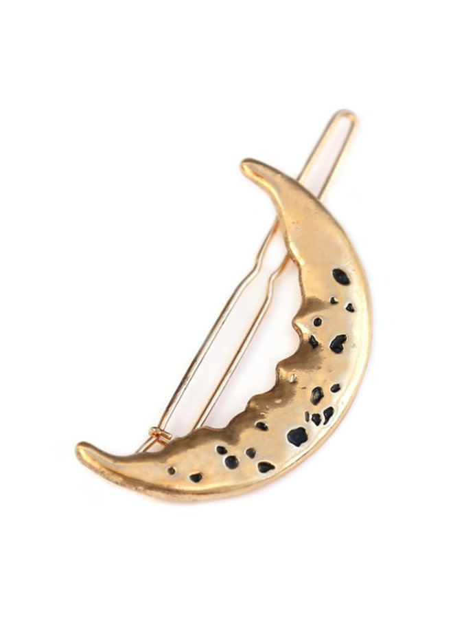 To The Moon Hair Clip - Gold