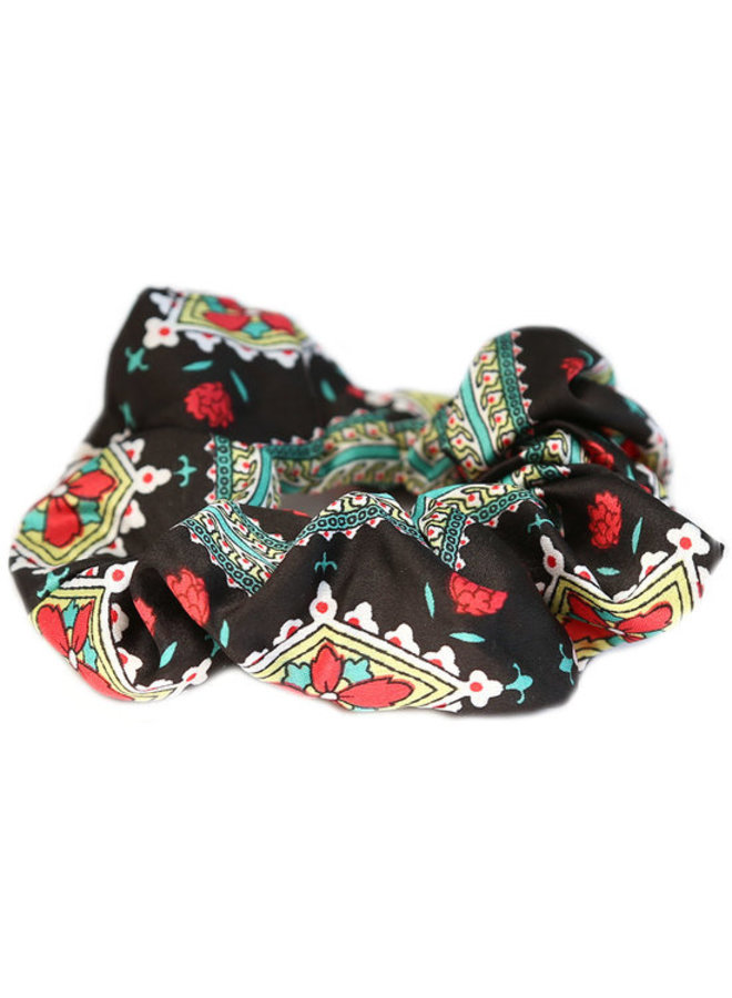 Aztec Scrunchie - Black