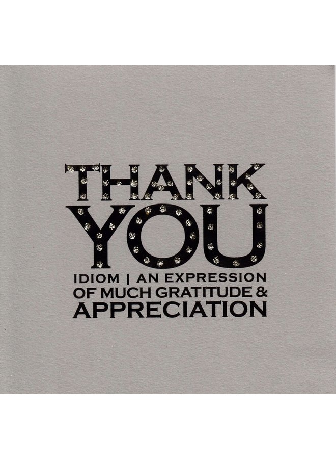 Thank you IDIOM - clay