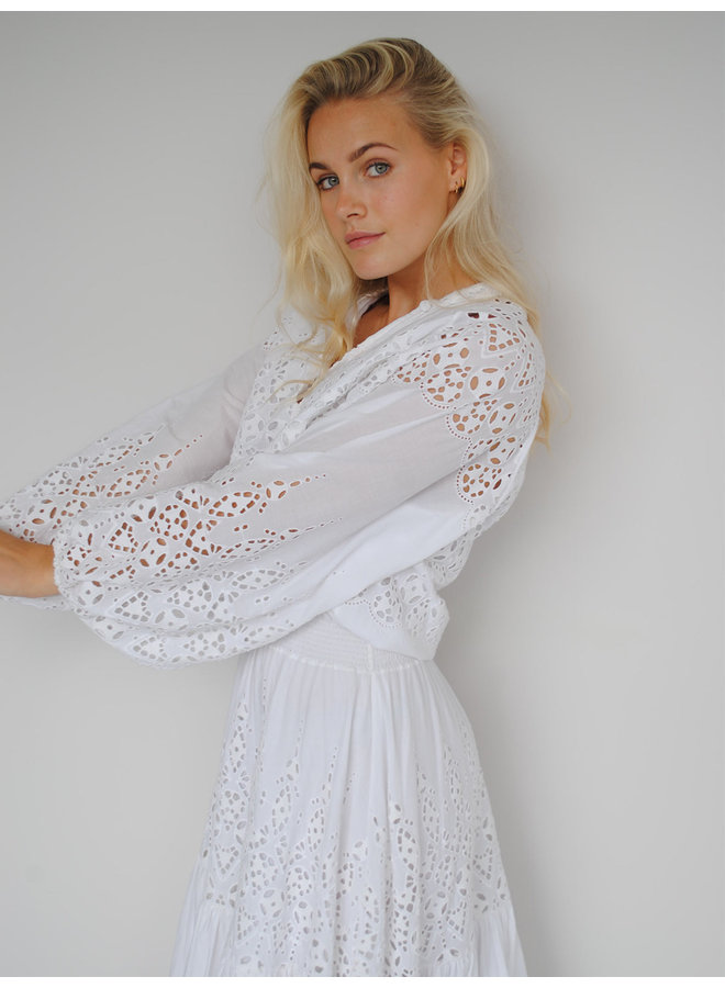 Leo Maxi Dress - White