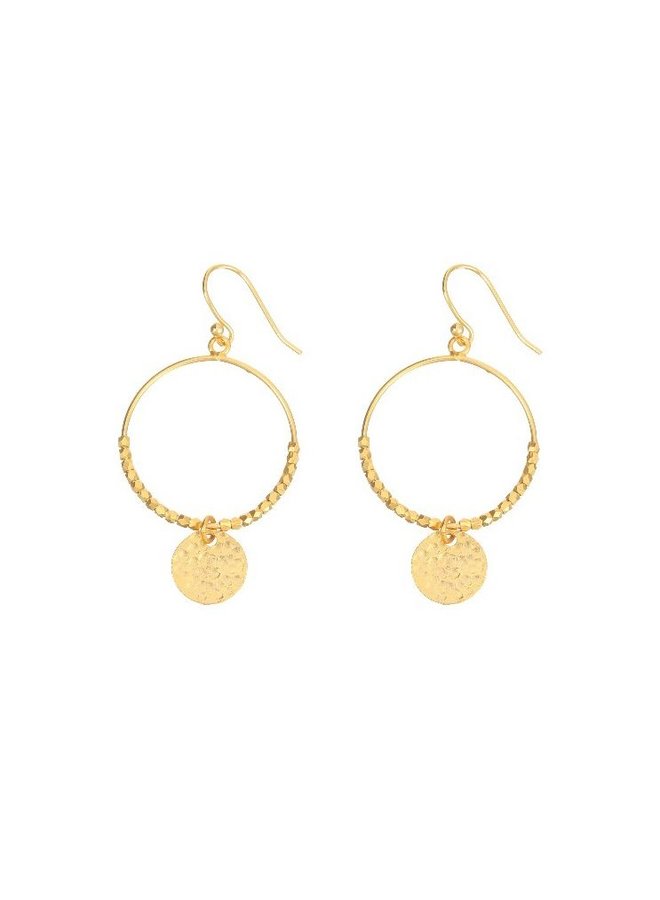 Dominique Mini Hoop Earrings - Gold