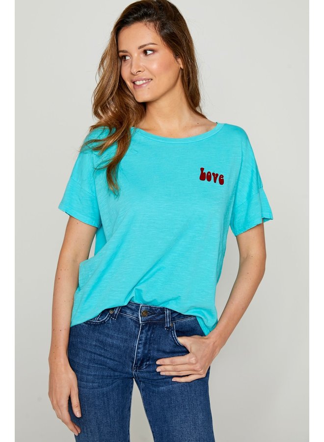 Love T-Shirt - Turquoise