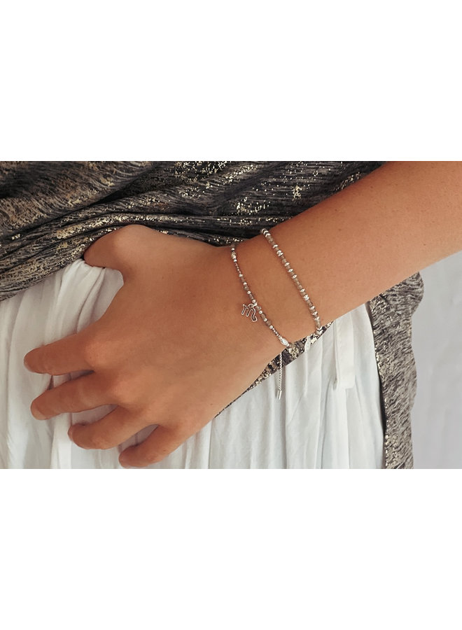 Mystical Labradorite Silver Bracelet