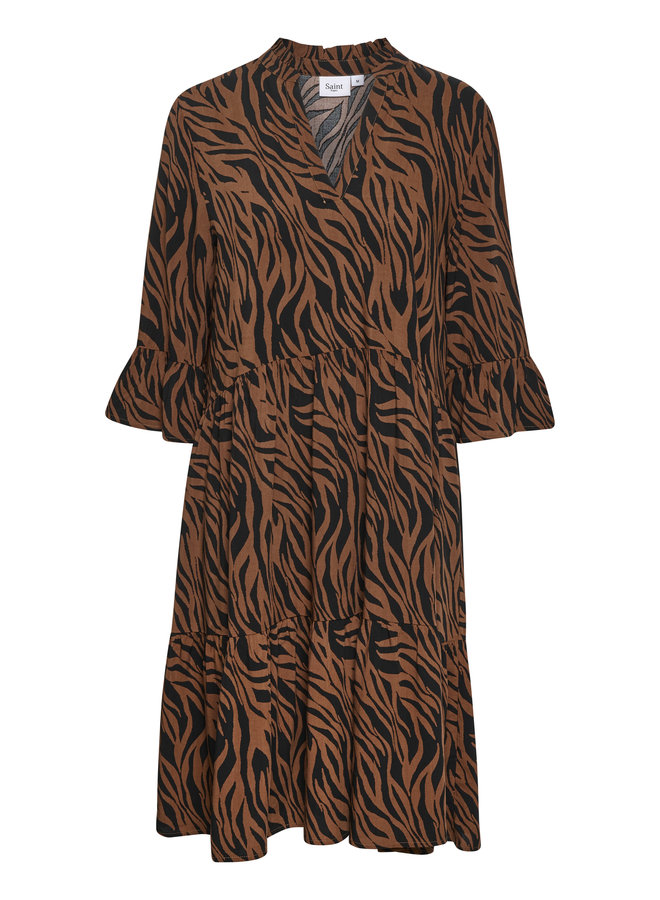 Eda Dress - Black B. Zebra