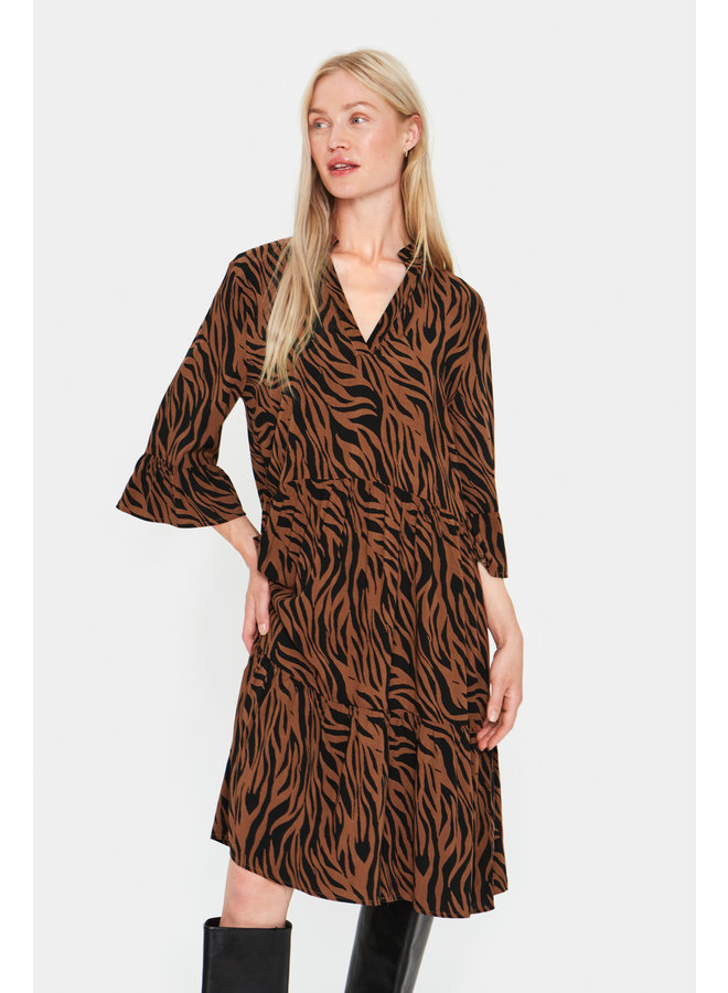 Eda Dress - Black B. Zebra