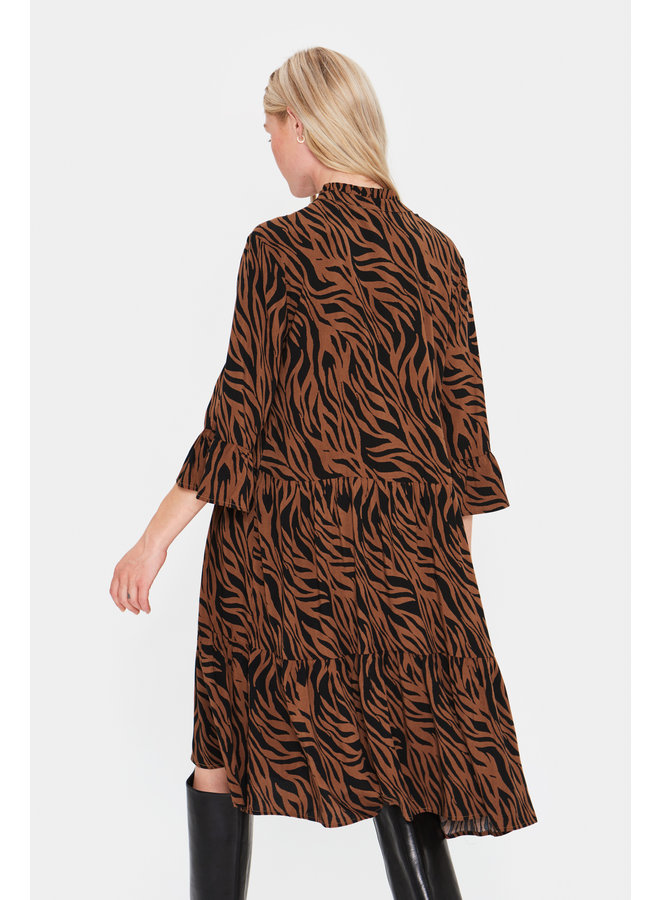 Eda Dress - Black B. Zebra