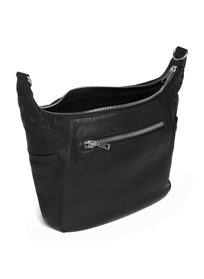 Medium Shoulder Bag - Black