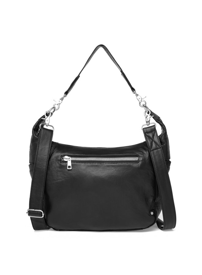 Medium Shoulder Bag - Black