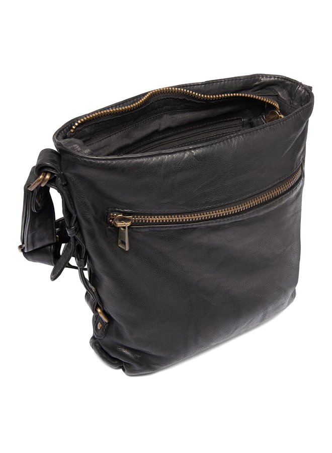 Medium Zipper Bag - Black