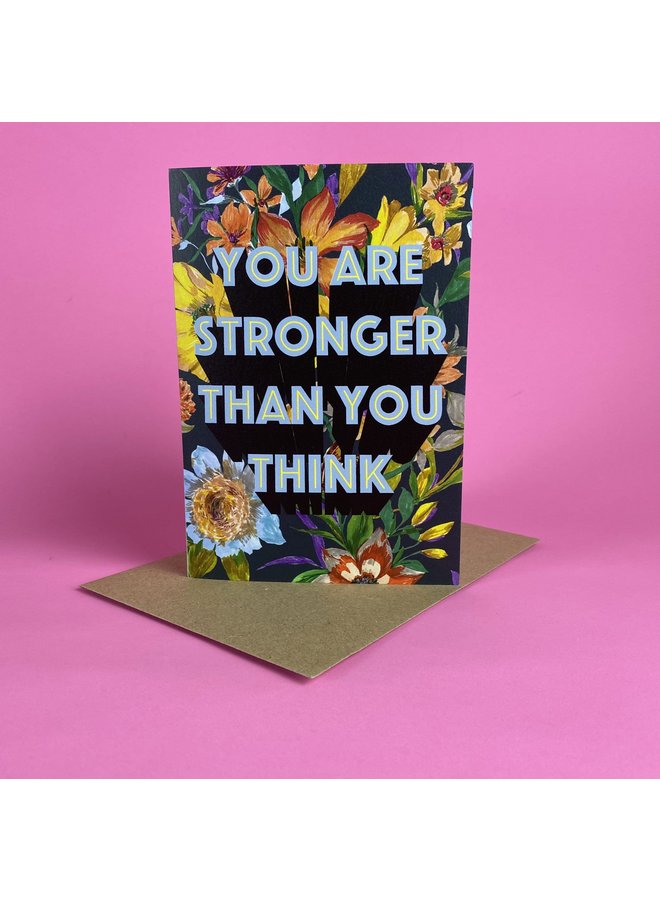 You're Stronger Than You Think Card