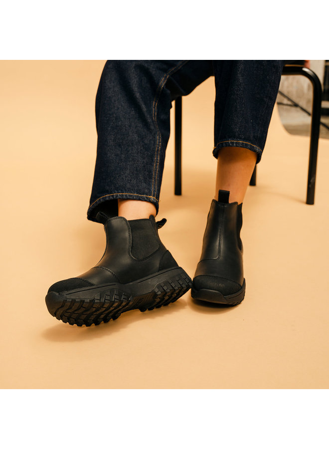 Magda Track Waterproof Boot - Black