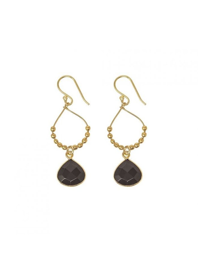 Bay Reef Earrings - Black Onyx