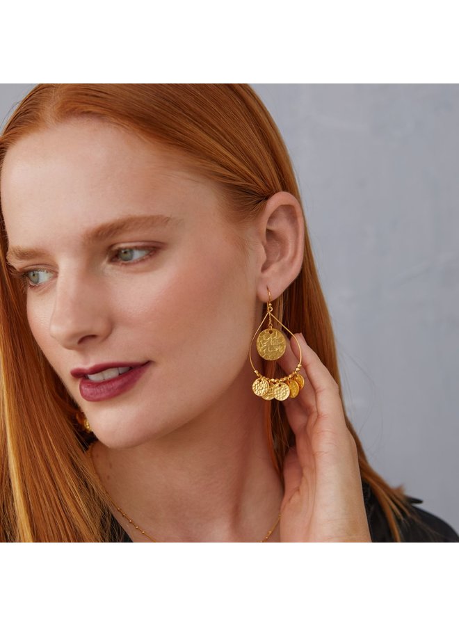 Greek Island Earrings - Gold