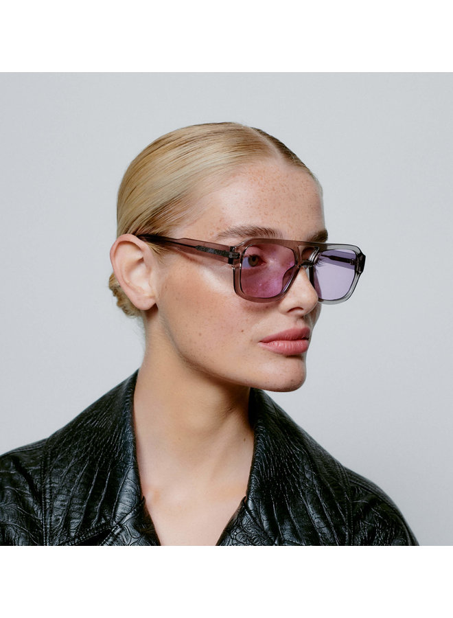 Kaya Sunglasses - Grey Transparent