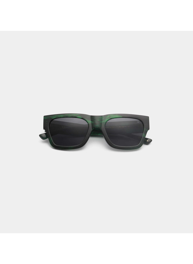 Agnes Sunglasses - Green Marble Transparent