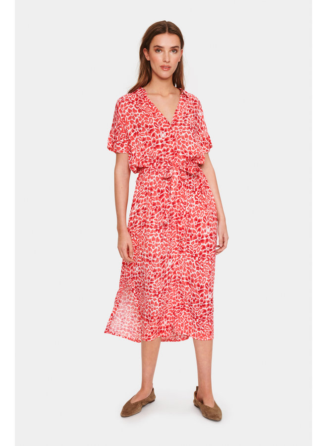 Blanca SS Dress - Hibiscus Refresh Animal