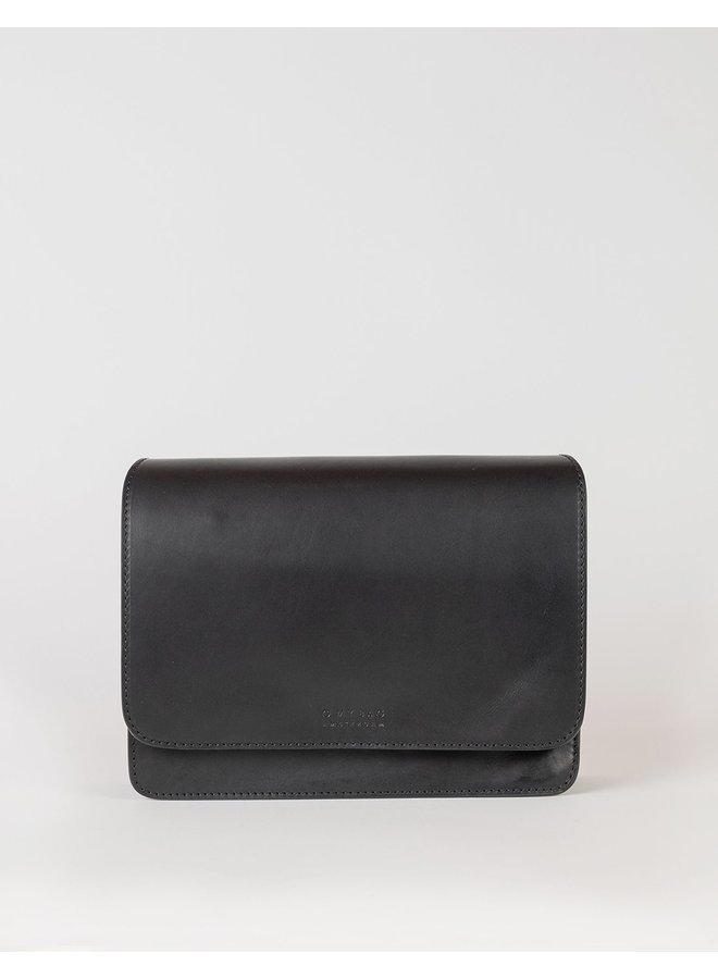 Audrey Classic Leather Bag - Black