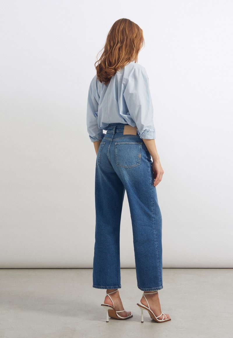 WIDE LEG JEANS - Blue