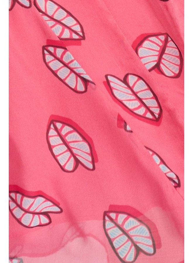 Georgie Dress - Leaf It Pink