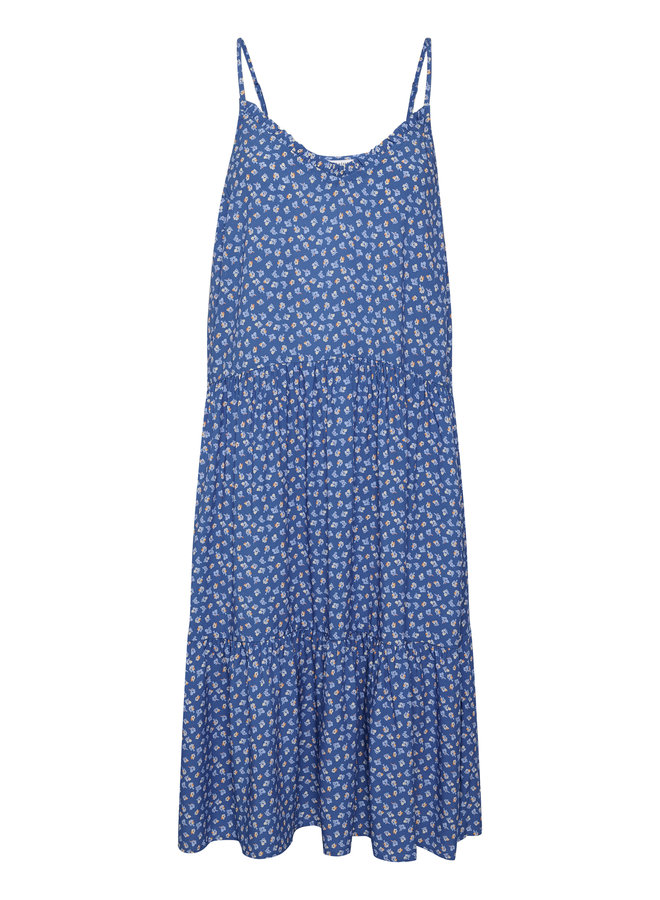 Eda Strap Dress - Blue Soulful Mini