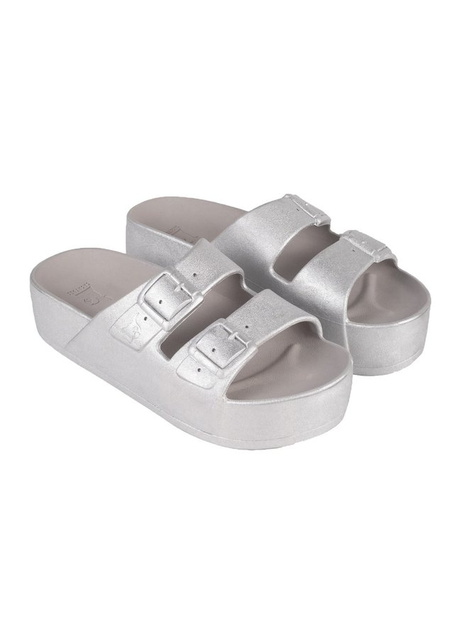 Caipirinha Sandal - Metallic Silver