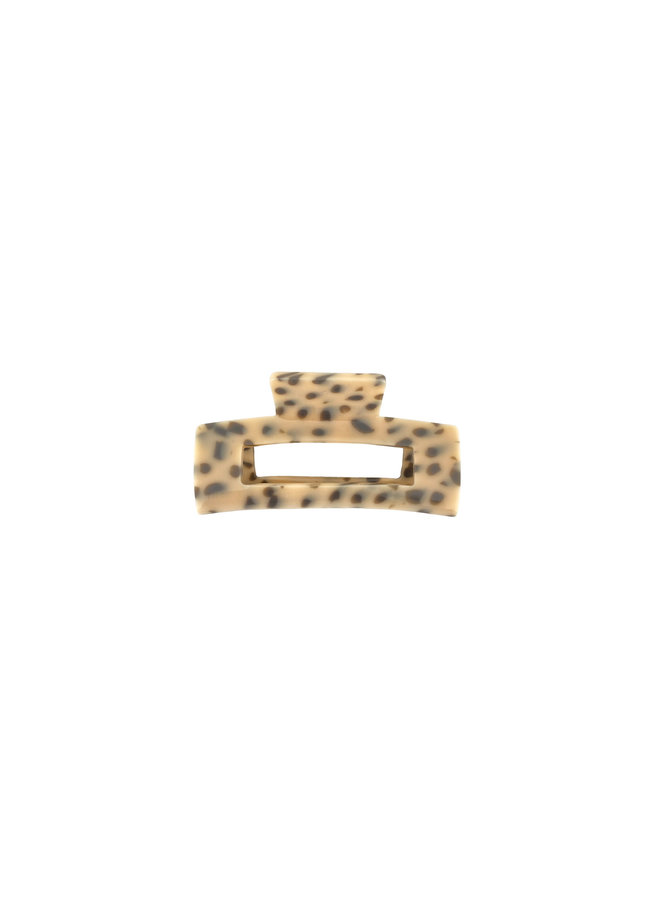 Berlin Natural Hair Claw - Beige Leopard