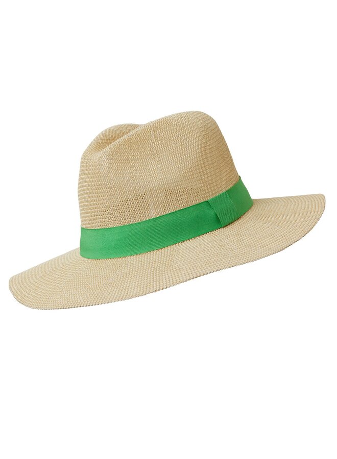 Paper Panama Hat - Fern Green
