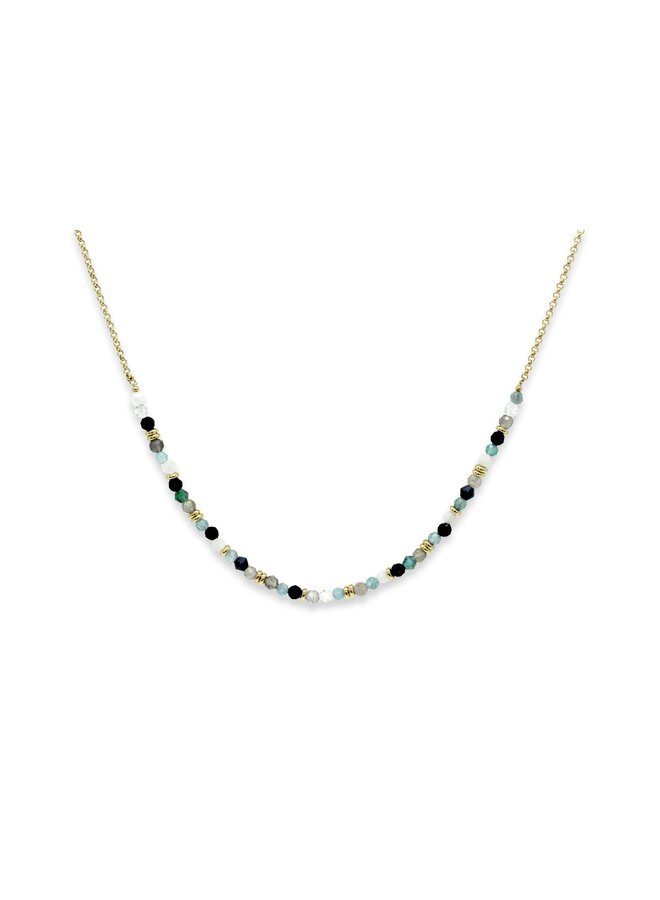 Somma Beaded Necklace - Gold