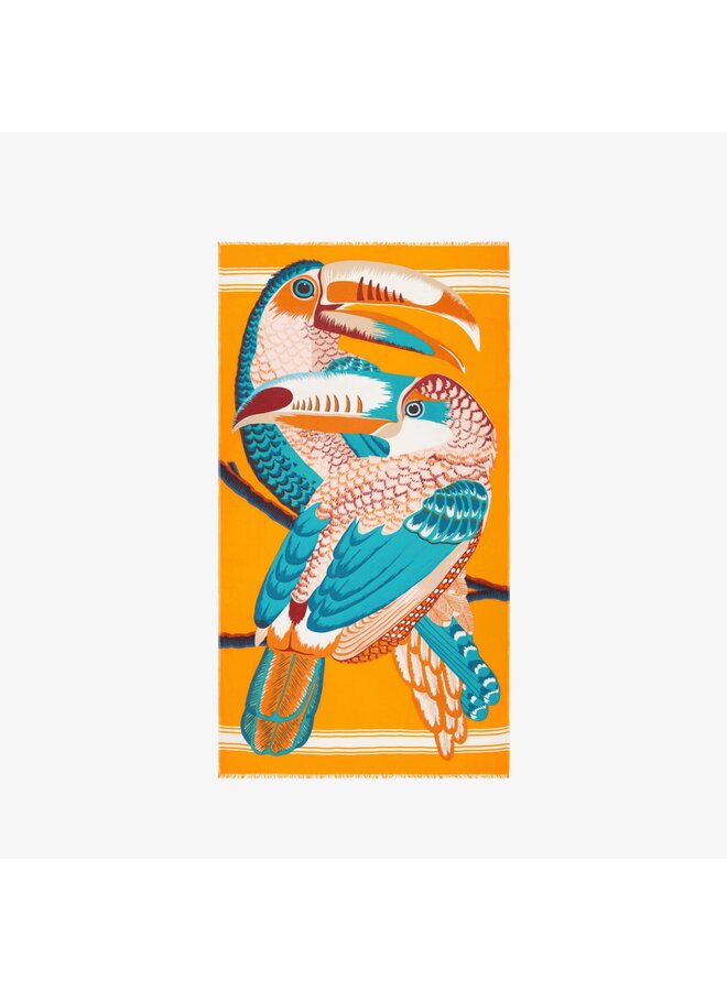 Toucan Scarf - Orange