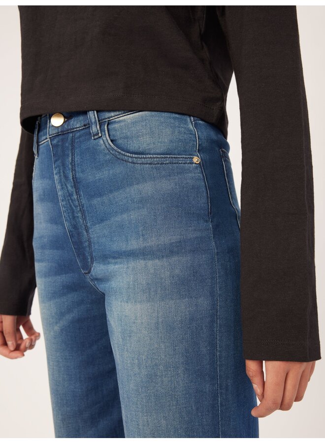 Hepburn Wide Leg Jean - Oriena