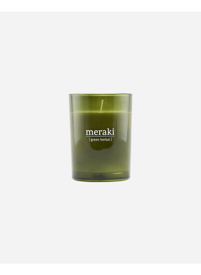 Scented Candle - Green Herbal