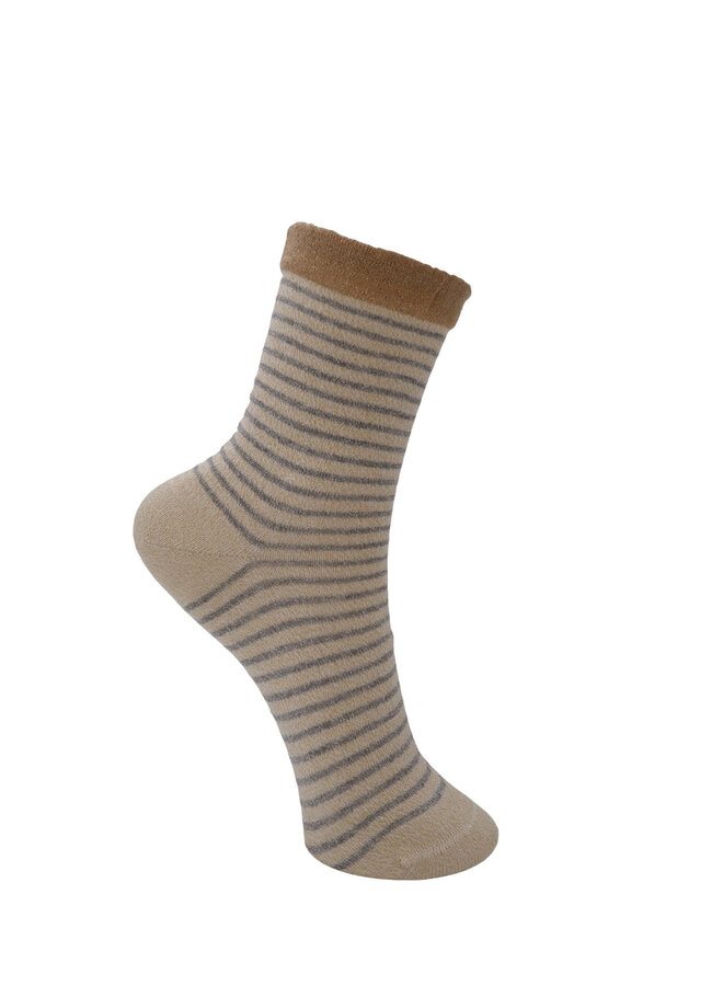Flash Stripe Socks - Off White