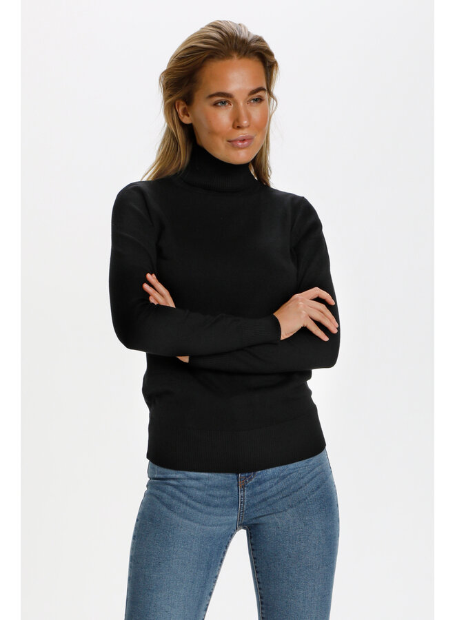 Mila Rollneck Pullover - Black