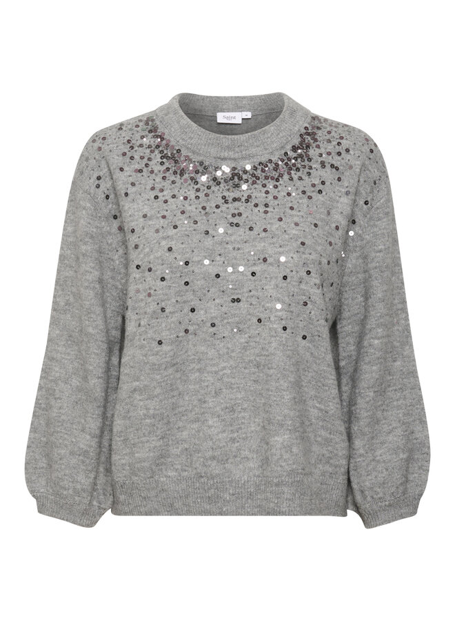 Barbel Pullover - Mist Grey Melange