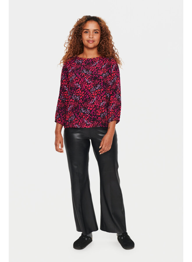 Blanca Adele Blouse - Winterberry Brushed Blooms