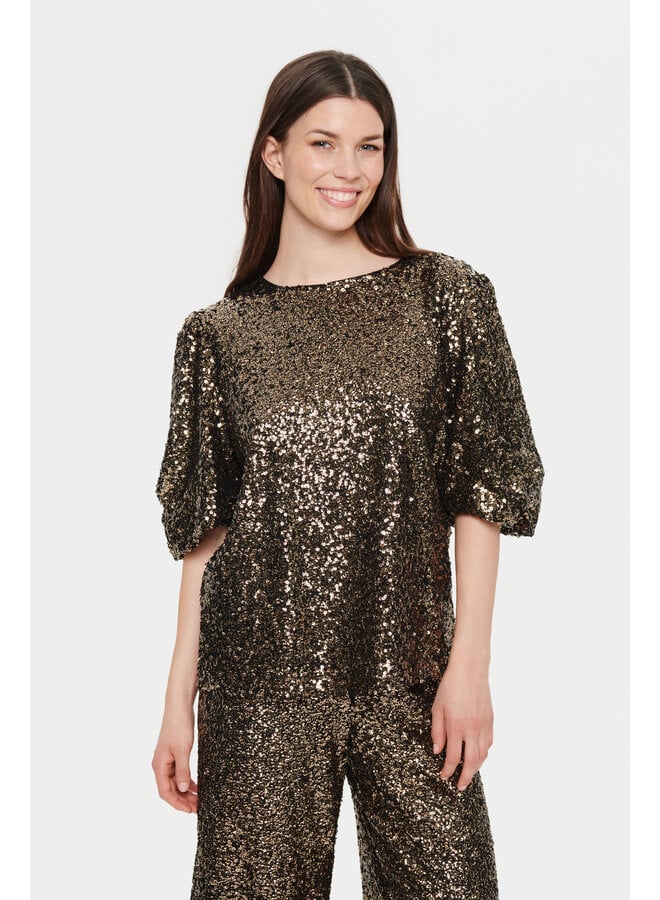 Bailey Blouse - Antique Sequins