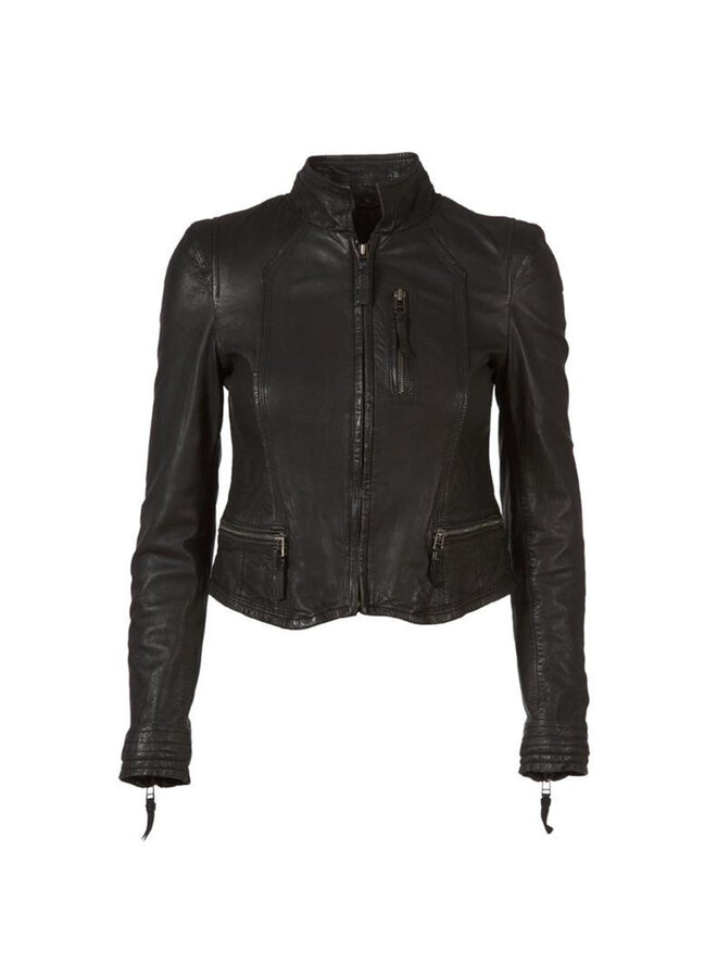 Rucy Leather Jacket - Black