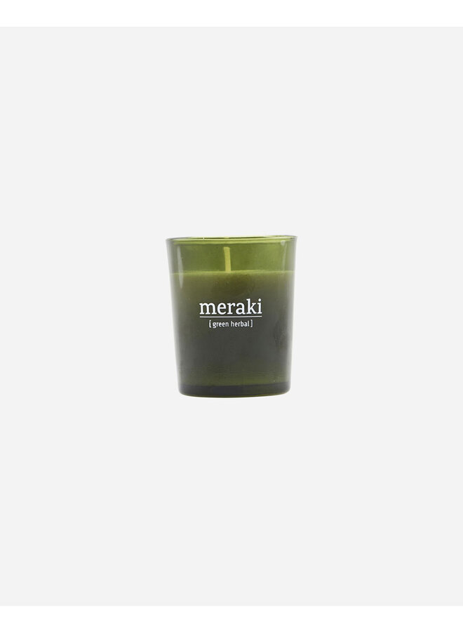 Scented Candle - Green Herbal