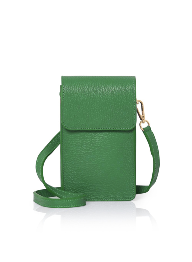 Flap Front Mobile Bag - Green