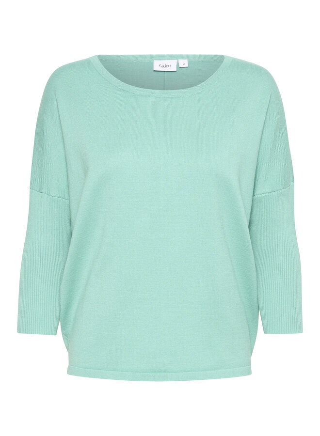 Mila R-Neck Pullover - Limpet Shell