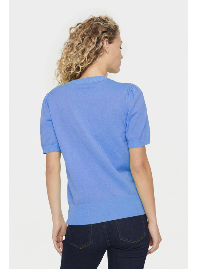 Mila SS Pullover - Dutch Blue Melange