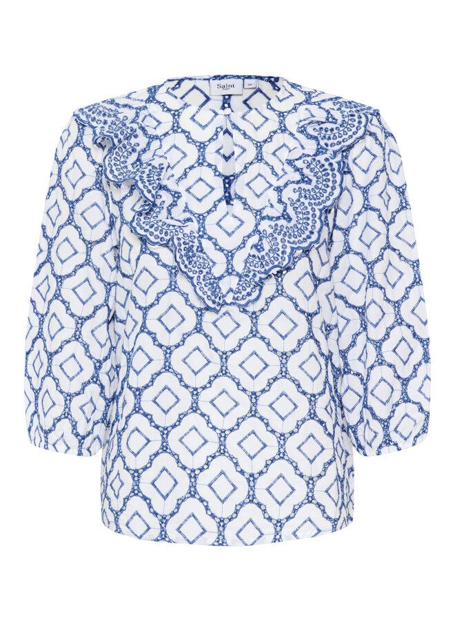 Ceze Blouse - Dutch Blue